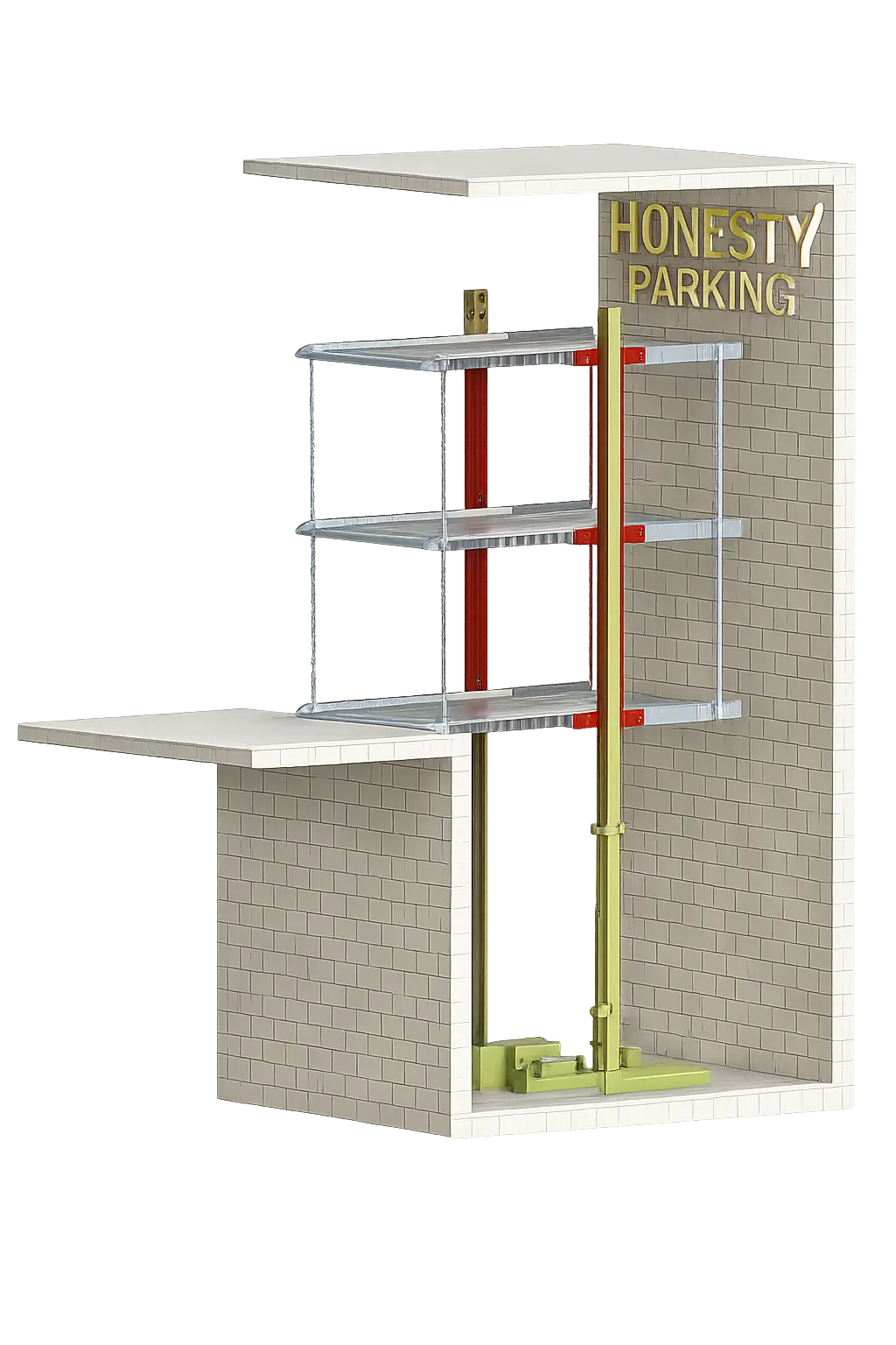 Multi-level Pit Parking System