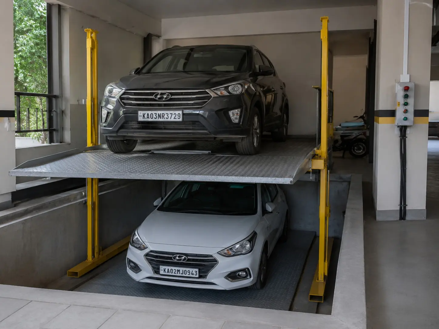 Pit Parking Layout
