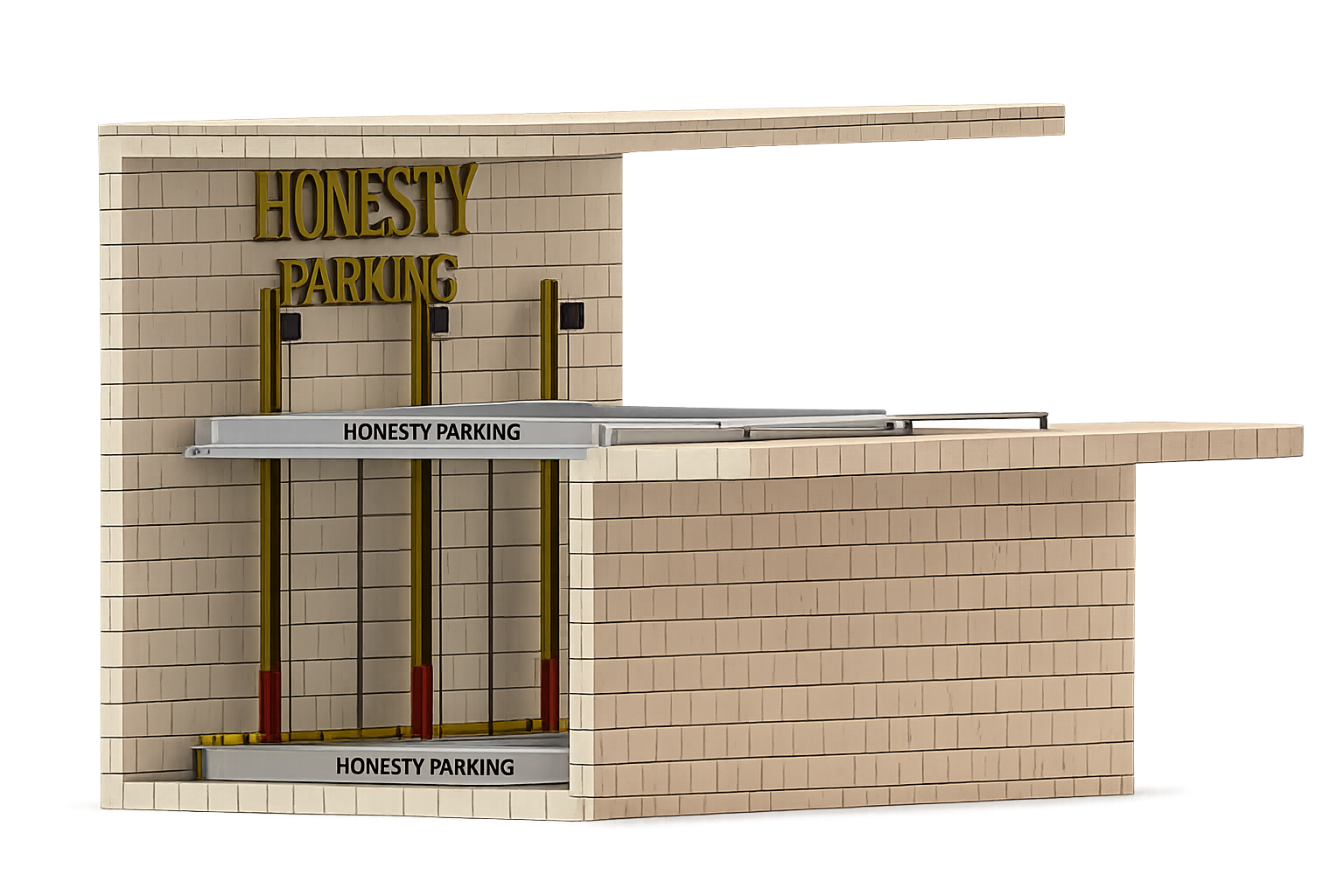 Combination of 2 Level Puzzle Parking System Platform