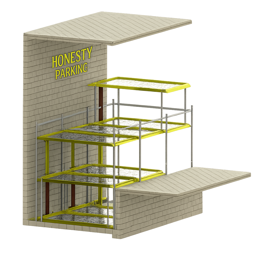 Over Ground Puzzle Parking System (2 to 8 Levels) Platform